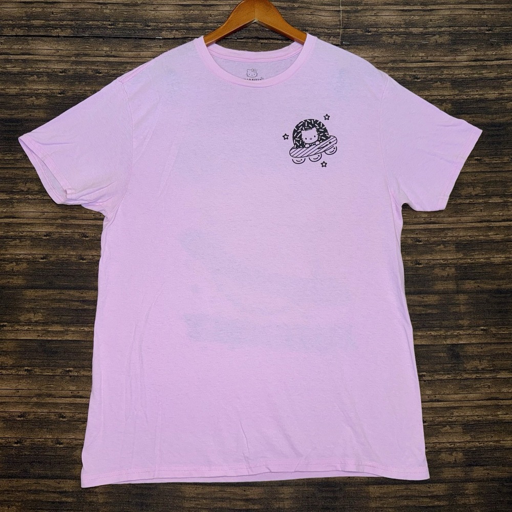Hello Kitty by Sanrio Graphic T Shirt Pink Hello Kitty Friendly Size Large
